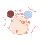 Adorable Chubby Pink Pigs and Friends（個別スタンプ：13）