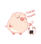 Adorable Chubby Pink Pigs and Friends（個別スタンプ：17）