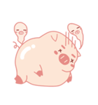 Adorable Chubby Pink Pigs and Friends（個別スタンプ：24）