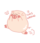 Adorable Chubby Pink Pigs and Friends（個別スタンプ：26）