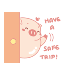 Adorable Chubby Pink Pigs and Friends（個別スタンプ：30）