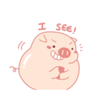 Adorable Chubby Pink Pigs and Friends（個別スタンプ：34）