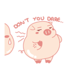 Adorable Chubby Pink Pigs and Friends（個別スタンプ：35）