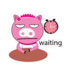 Little Clumsy Pig（個別スタンプ：8）