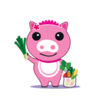 Little Clumsy Pig（個別スタンプ：11）