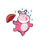 Rolled and Healty Hippo（個別スタンプ：1）