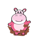 Rolled and Healty Hippo（個別スタンプ：2）