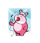 Rolled and Healty Hippo（個別スタンプ：8）