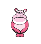 Rolled and Healty Hippo（個別スタンプ：11）