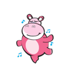 Rolled and Healty Hippo（個別スタンプ：18）