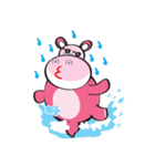 Rolled and Healty Hippo（個別スタンプ：20）