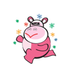 Rolled and Healty Hippo（個別スタンプ：30）