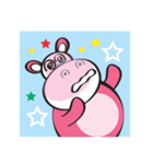 Rolled and Healty Hippo（個別スタンプ：35）