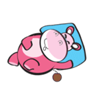 Rolled and Healty Hippo（個別スタンプ：36）