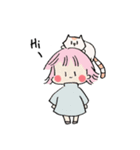 Pinnpuru ＆ Duda [Eng]（個別スタンプ：1）