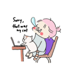 Pinnpuru ＆ Duda [Eng]（個別スタンプ：3）