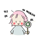 Pinnpuru ＆ Duda [Eng]（個別スタンプ：9）