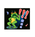 Gaga Penny Frog 4 - Dancing Frog（個別スタンプ：18）