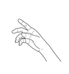 Finger's talk_V1（個別スタンプ：14）