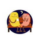 食べ物の「キモチ」 /@..@: エピソード2（個別スタンプ：13）
