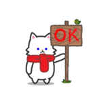 まふらーにゃんこ（個別スタンプ：6）