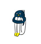 細長いペンギンたち（個別スタンプ：9）