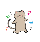 手描き風のグレーのねこちゃん（個別スタンプ：2）