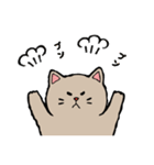 手描き風のグレーのねこちゃん（個別スタンプ：12）
