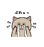 手描き風のグレーのねこちゃん（個別スタンプ：14）