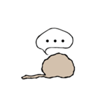 手描き風のグレーのねこちゃん（個別スタンプ：25）