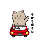 手描き風のグレーのねこちゃん（個別スタンプ：27）