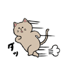 手描き風のグレーのねこちゃん（個別スタンプ：30）