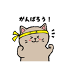 手描き風のグレーのねこちゃん（個別スタンプ：33）