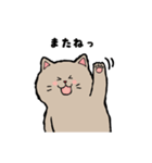 手描き風のグレーのねこちゃん（個別スタンプ：34）