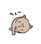 手描き風のグレーのねこちゃん（個別スタンプ：35）