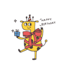 Flat head giraffe（個別スタンプ：13）