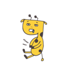 Flat head giraffe（個別スタンプ：15）