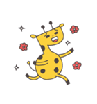 Flat head giraffe（個別スタンプ：22）