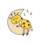 Flat head giraffe（個別スタンプ：24）