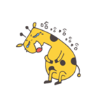 Flat head giraffe（個別スタンプ：26）