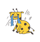 Flat head giraffe（個別スタンプ：27）