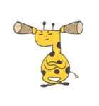 Flat head giraffe（個別スタンプ：30）