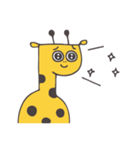 Flat head giraffe（個別スタンプ：32）