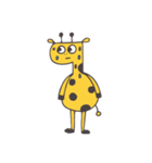 Flat head giraffe（個別スタンプ：39）