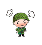 little army cute cute（個別スタンプ：8）