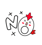 CHICKEN CUTE NEX（個別スタンプ：8）