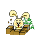 Teddy ＆ Bunny online seller ( Thai )（個別スタンプ：19）