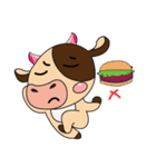 Lovely Greedily-Dairy Cow（個別スタンプ：2）