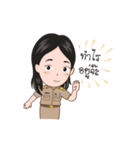 funny teacher (animation)（個別スタンプ：7）