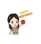 funny teacher (animation)（個別スタンプ：8）